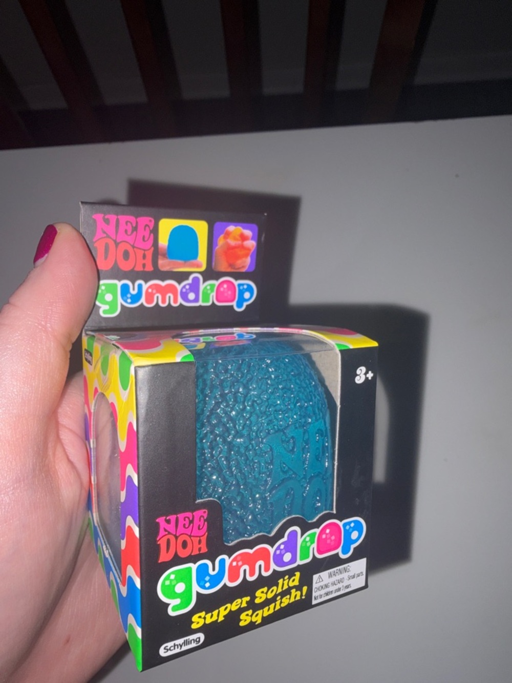 Trendy Brand New NeeDoh Gumdrop Super Solid Squish! Blue🔥